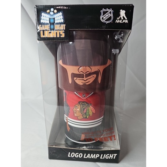 NHL Other - NHL Chicago Blackhawks Protection Logo Lamp, projects 10' to ceiling NEW